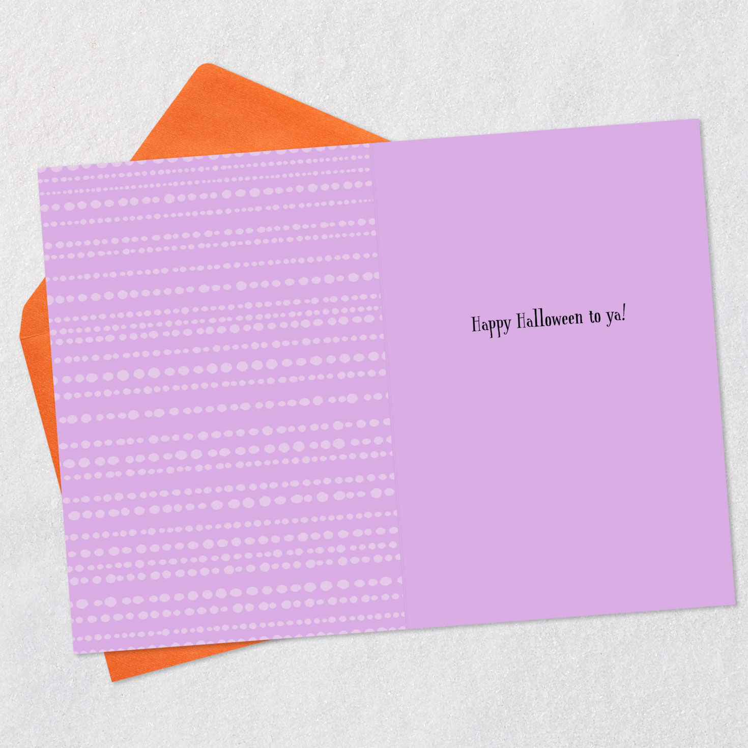 Boo-Yah Halloween Card Open card with envelope image number 3