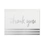 Silver Foil Stripe Blank Thank You Notes, Box of 20, , large image number 4