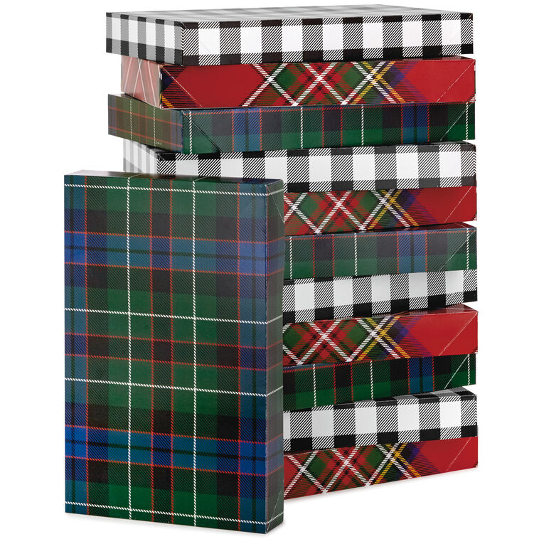 Checks and Plaids 12-Pack Designed Shirt Boxes
