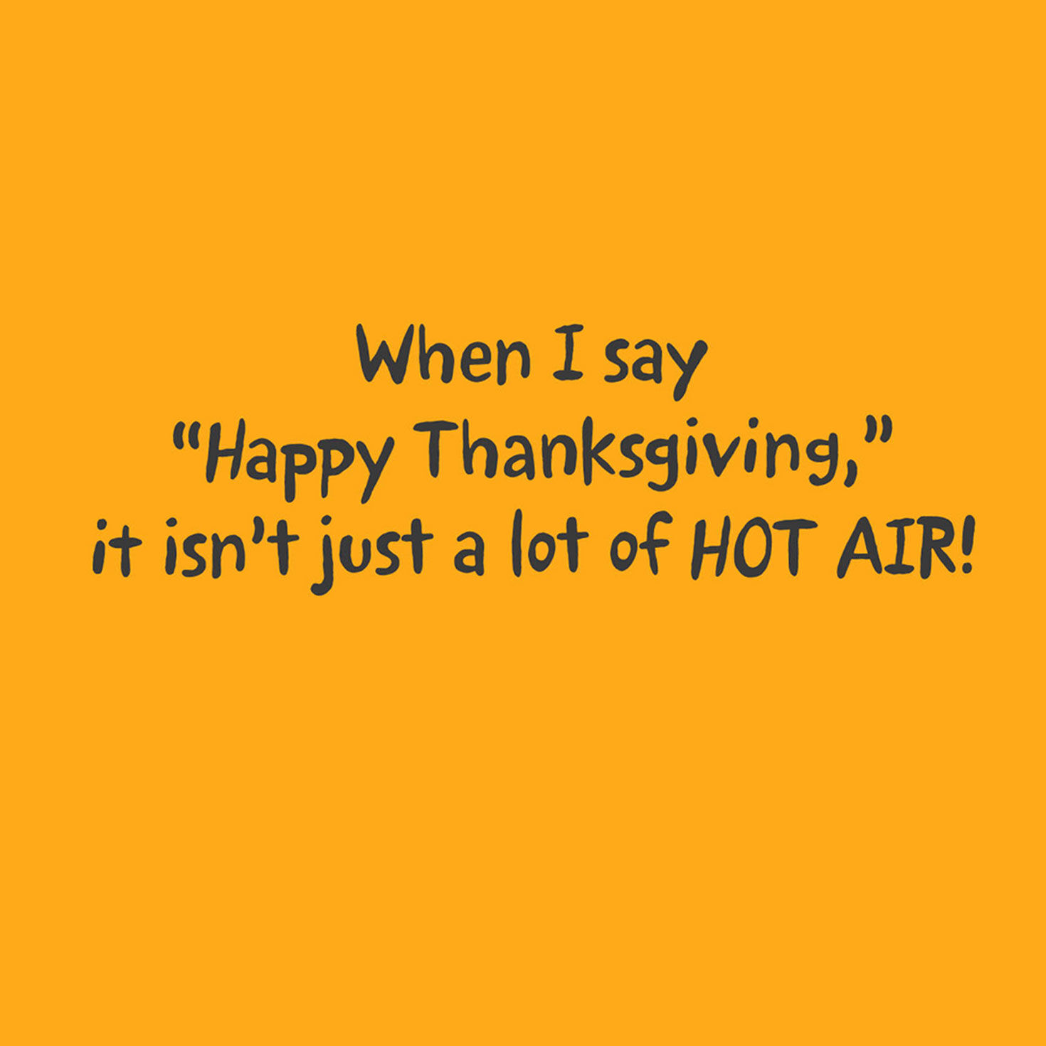 Peanuts&reg; Snoopy Hot Air Parade Balloon Funny Thanksgiving Card, , large image number 2