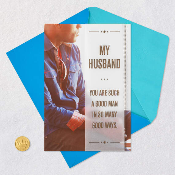 You're a Good Man Father's Day Card for Husband, , large image number 6