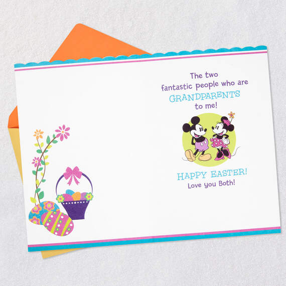 Disney Mickey and Minnie Easter Card for Grandparents, , large image number 3