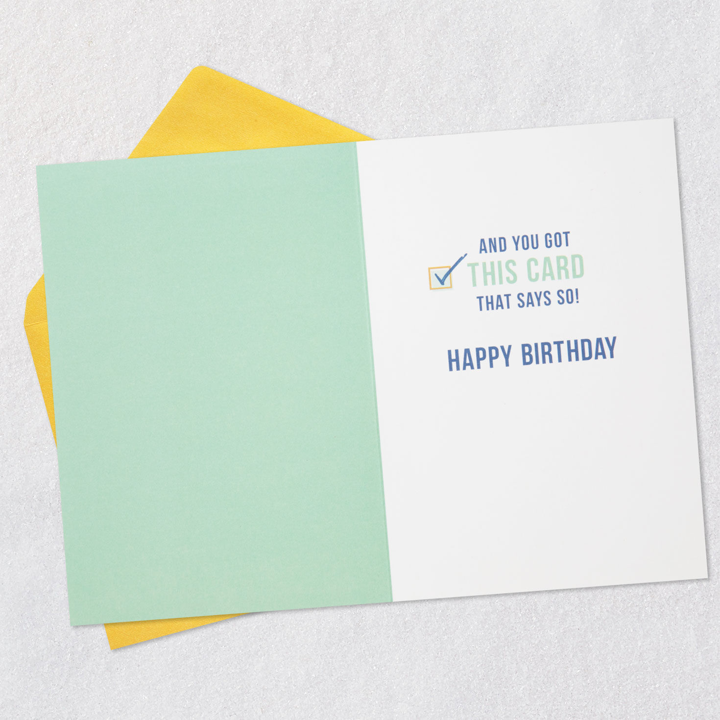 Getting Old Checklist Funny 60th Birthday Card Open card with envelope image number 3