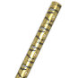 Illustrated Garlands on Gold Metallic Christmas Wrapping Paper Roll, 22.5 sq. ft., , large image number 6