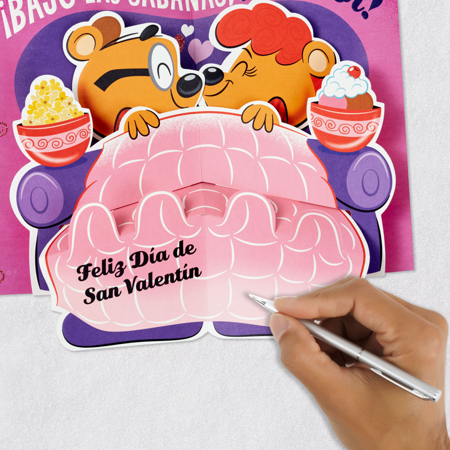 Happy to Stay Home Spanish-Language Funny Pop-Up Valentine's Day Card for Wife for only USD 6.99 | Hallmark