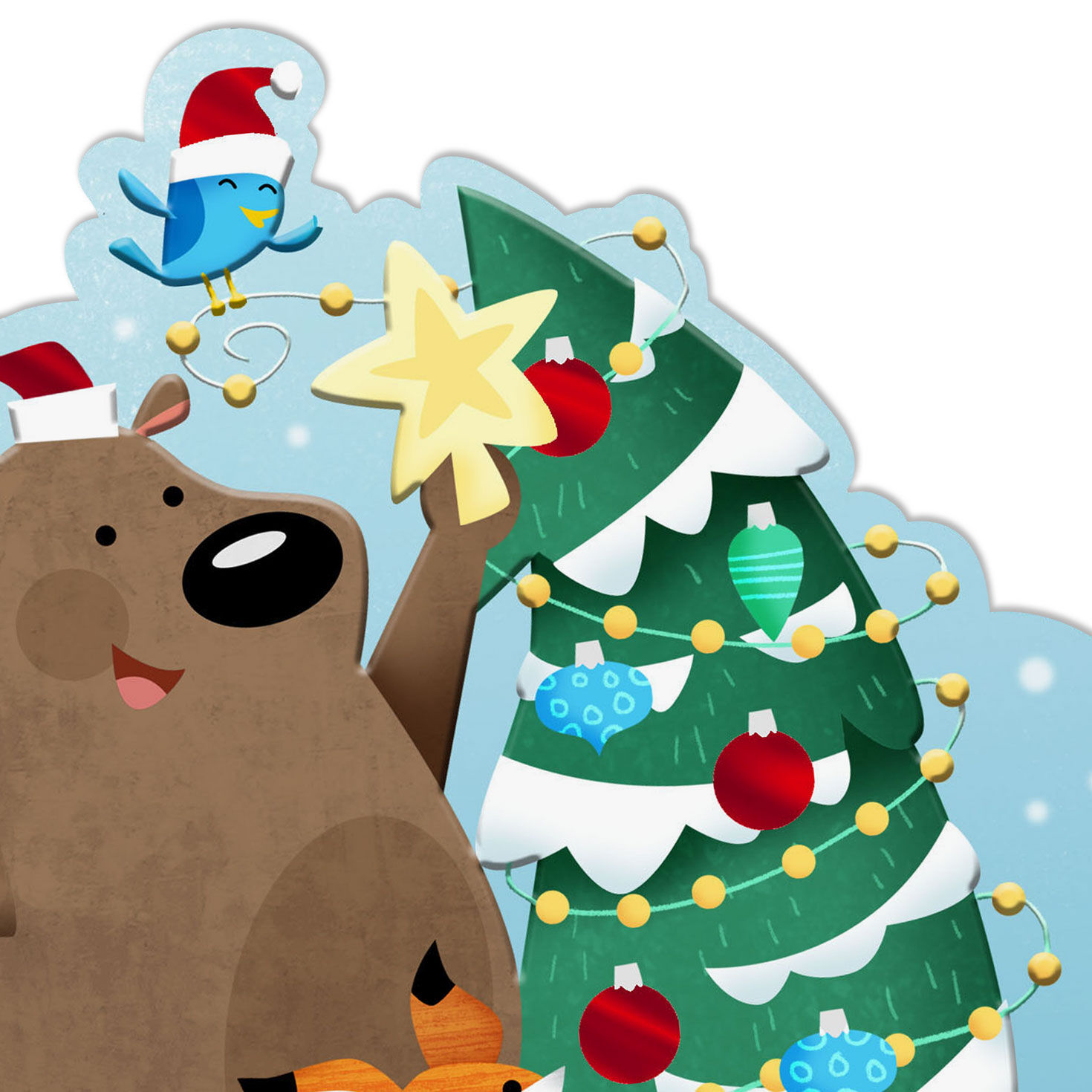 Bright, Merry and Fun Christmas Card for Grandpa, , large image number 4