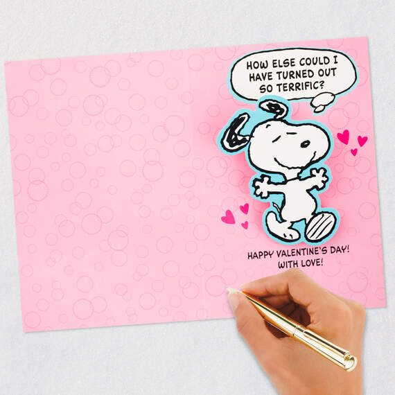 Peanuts® Snoopy World's Best Mom Funny Pop-Up Valentine's Day Card, , large image number 7