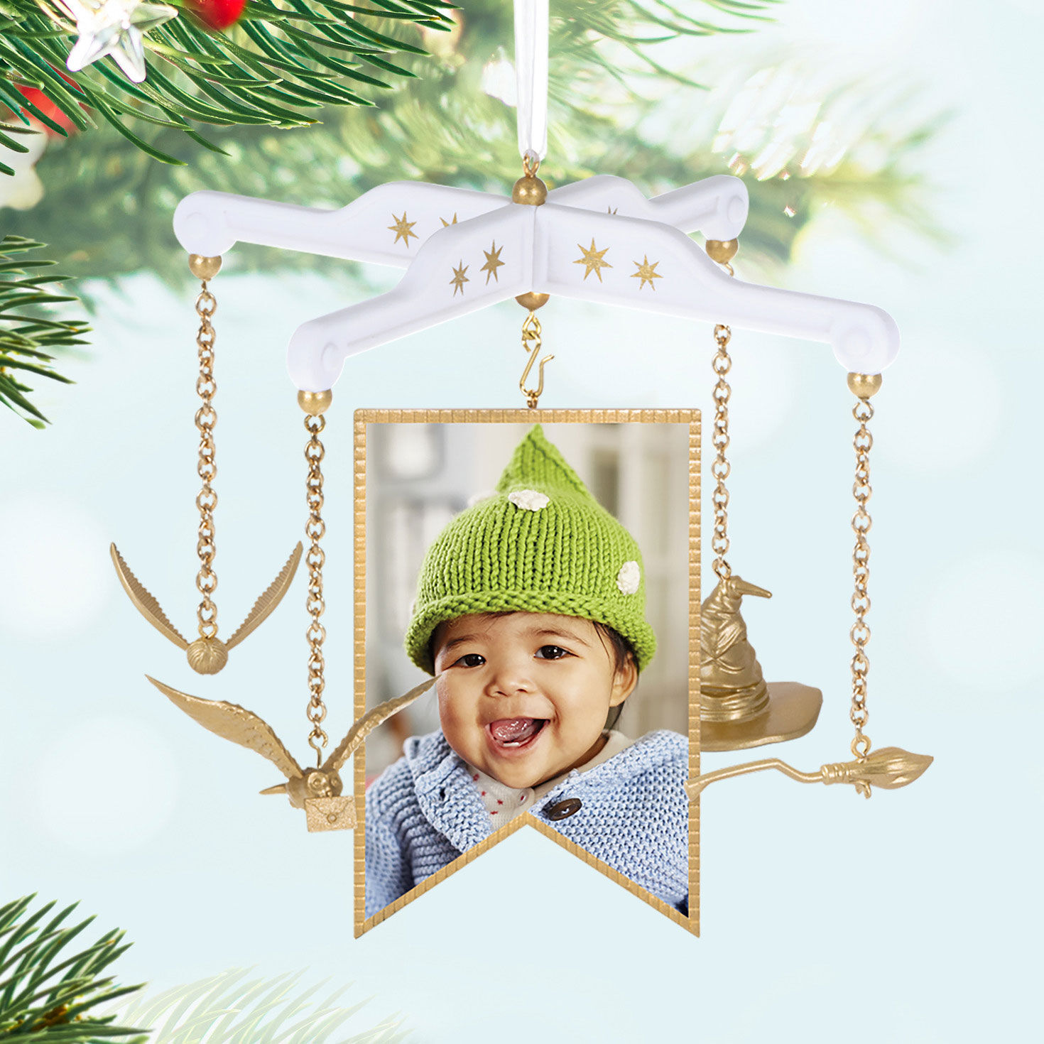 Harry Potter&trade; Baby Mobile Personalized Ornament, Custom Photo, , large image number 2