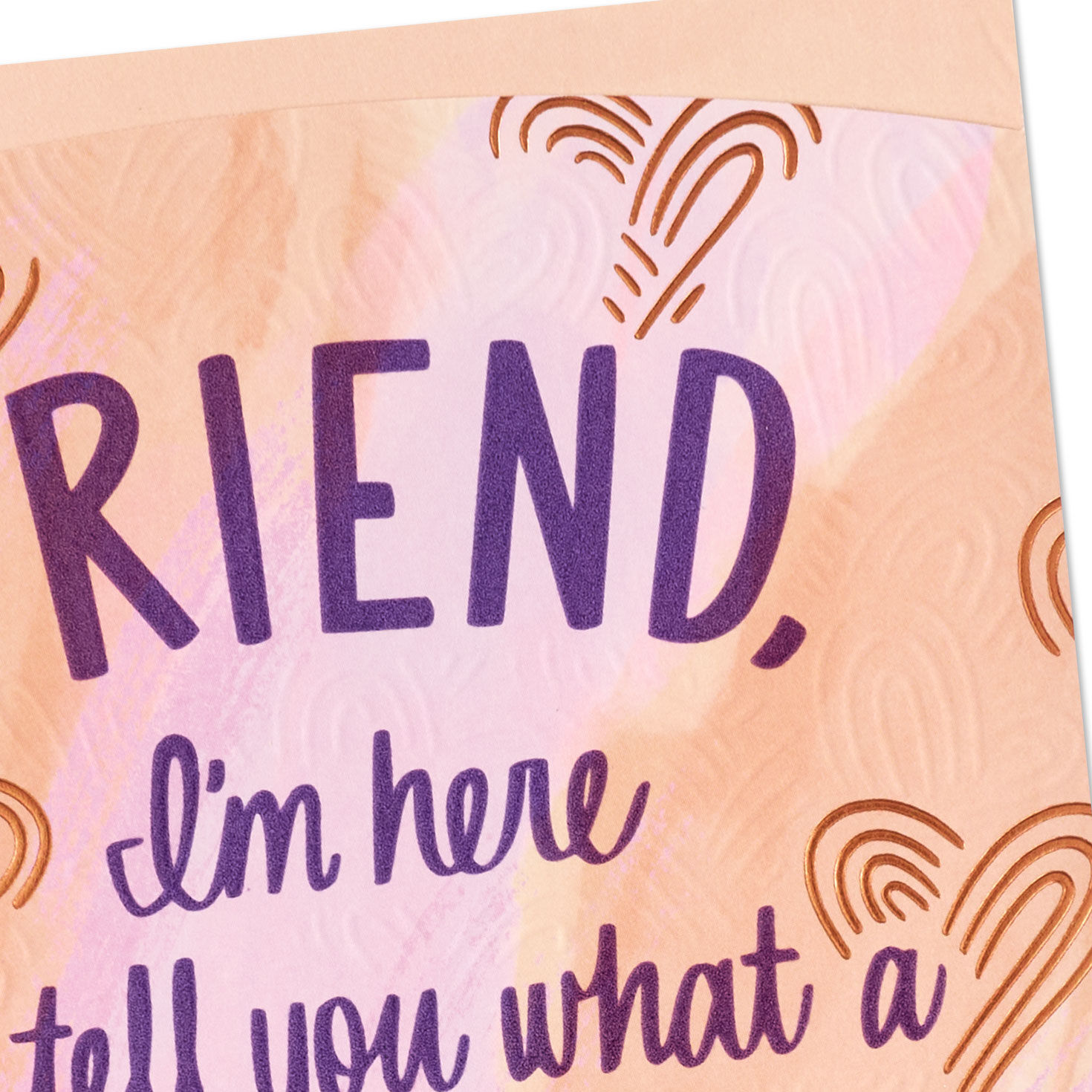 Abstract Hearts Friend Mother's Day Card  image number 4