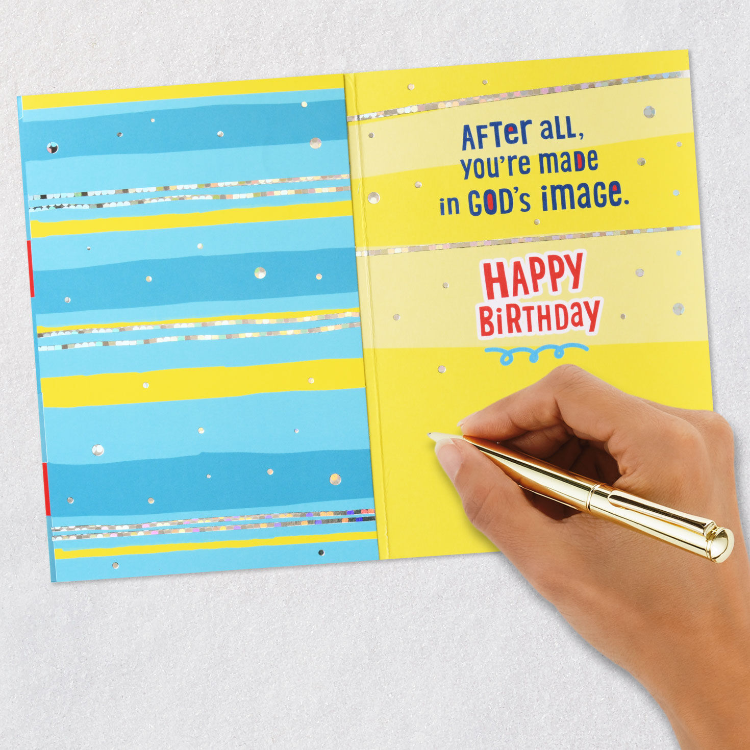 You're Made in God's Image Llama Birthday Card for Godson for only USD 4.99 | Hallmark
