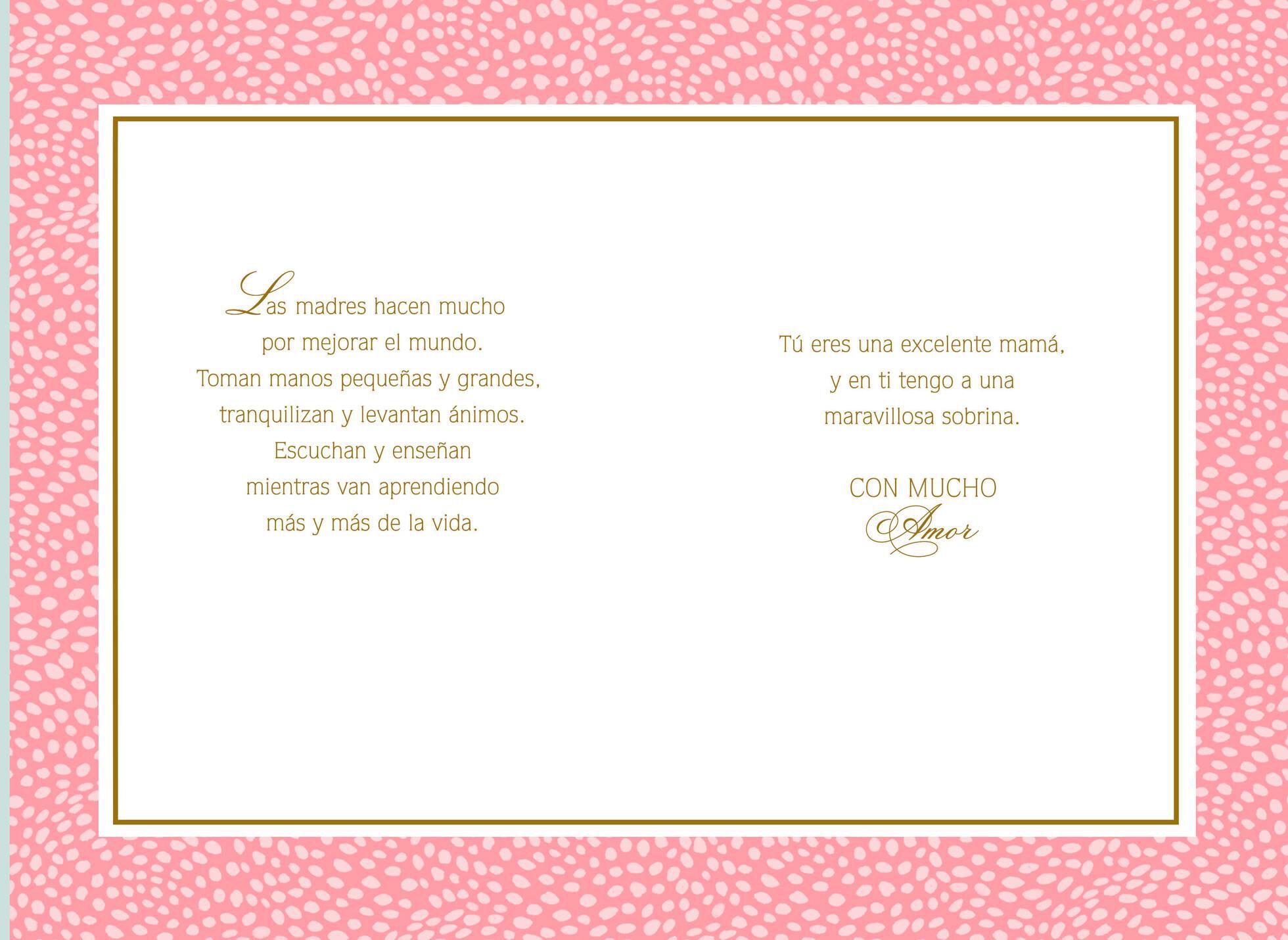Brighter World Spanish-Language Mother's Day Card for Niece