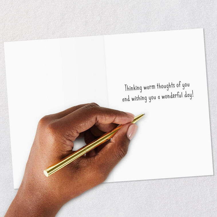 Golden Retriever in Scarf Thanksgiving Cards Pack Signing card image number 5