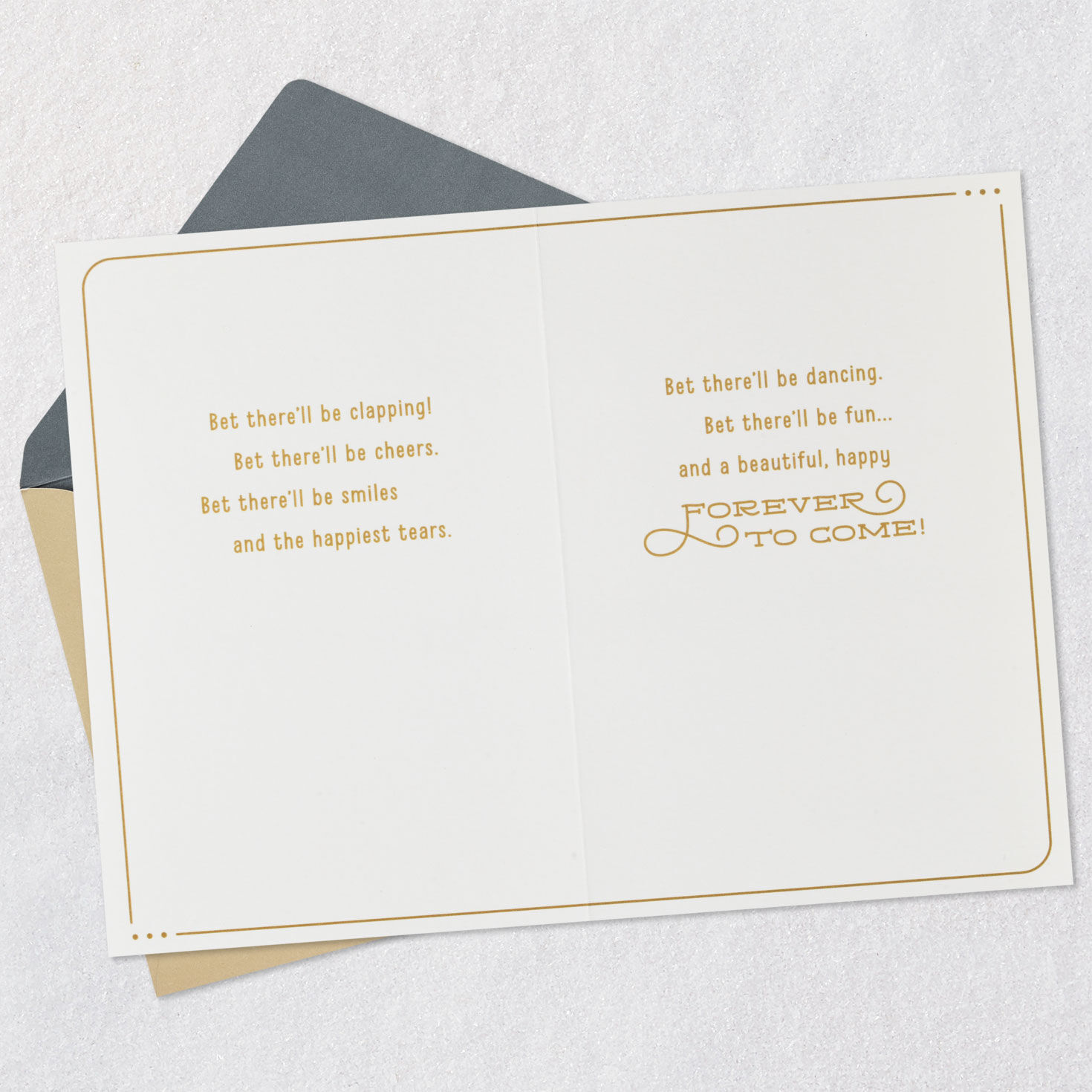 A Happy Forever to Come Wedding Shower Card, , large image number 4