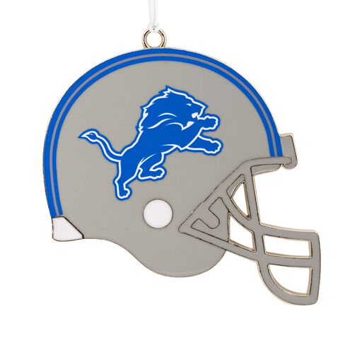 NFL Detroit Lions Football Helmet Metal Hallmark Ornament, 