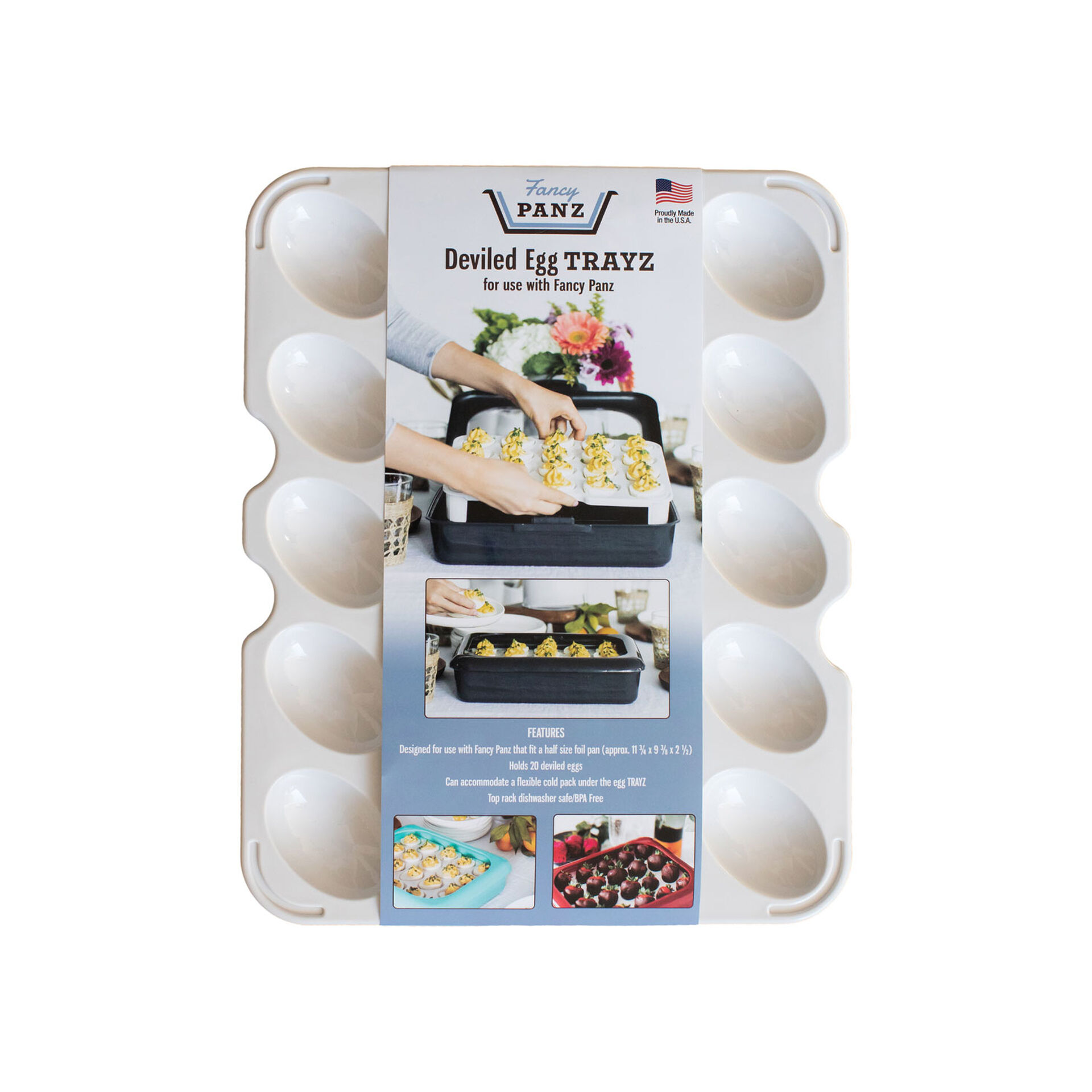 Fancy Panz Egg Trayz Deviled Egg Serving Tray Insert Kitchen