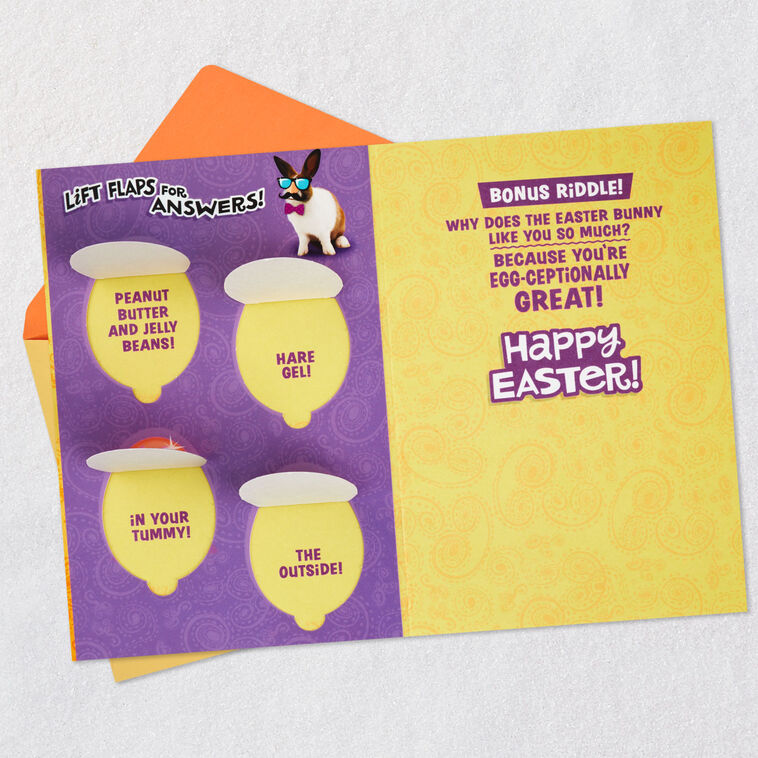 Riddles From the Funny Bunny Lift-the-Flap Easter Card, , large image number 5