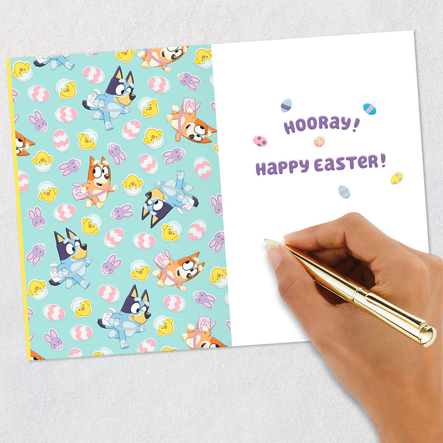 Bluey and Bingo Hooray! Easter Card for Kids, , large image number 6