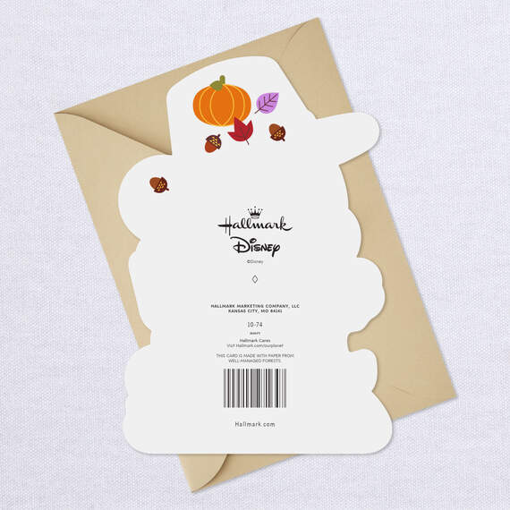 Disney Mickey Mouse The Happiest Treats Thanksgiving Card, , large image number 7
