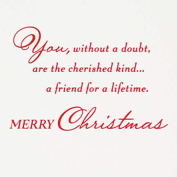 You're a Cherished Friend Christmas Card, , large image number 2