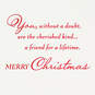You're a Cherished Friend Christmas Card, , large image number 2