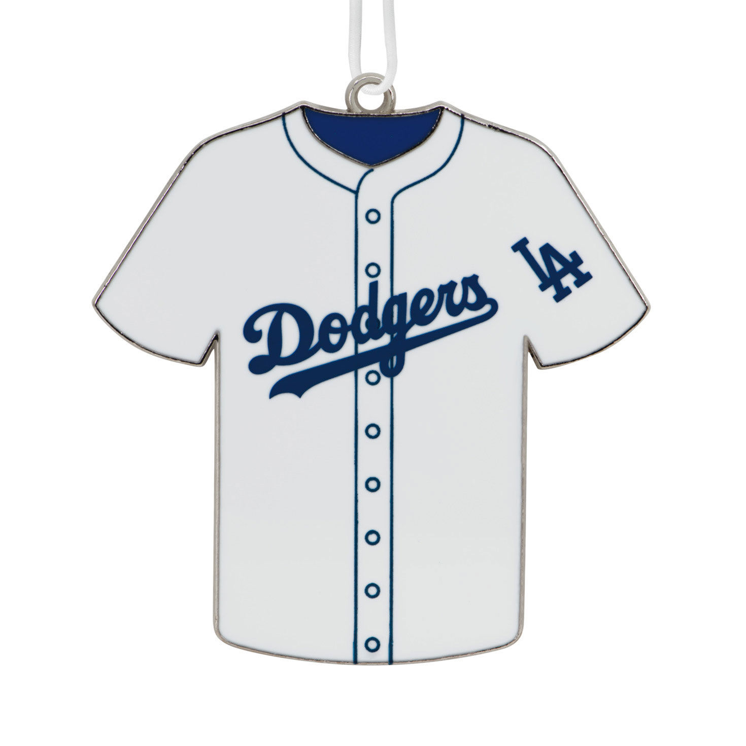 MLB Los Angeles Dodgers Baseball Jersey Metal Hallmark Ornament Hallmark Ornaments Hallmark