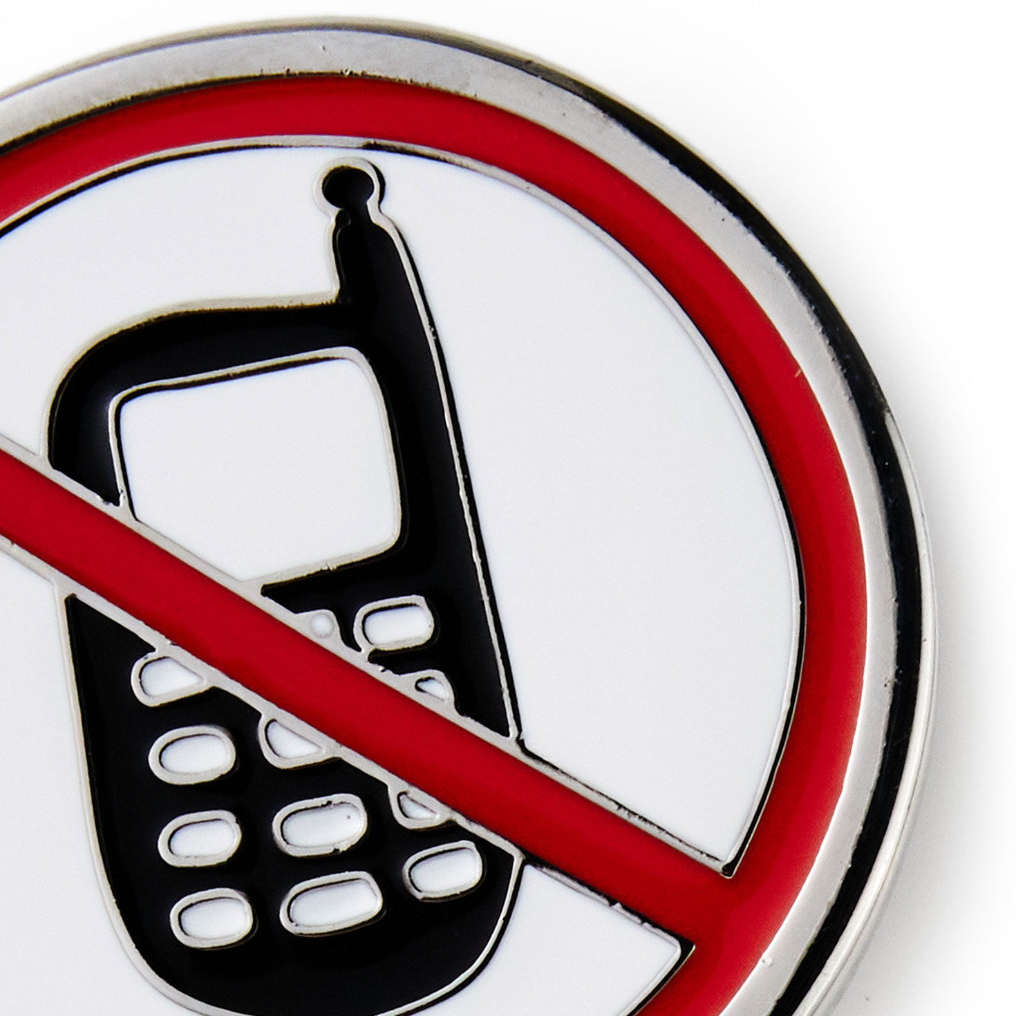 Gilmore Girls Chilton and No Cell Phone Signs Pin Set upclose view image number 4