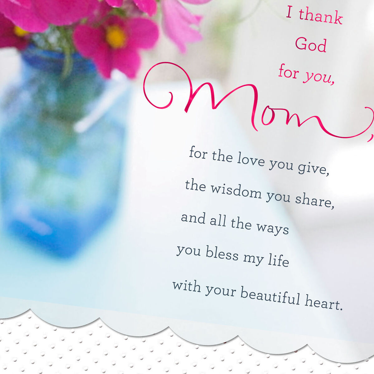 Beautiful Heart Mom Religious Birthday Card Greeting Cards Hallmark