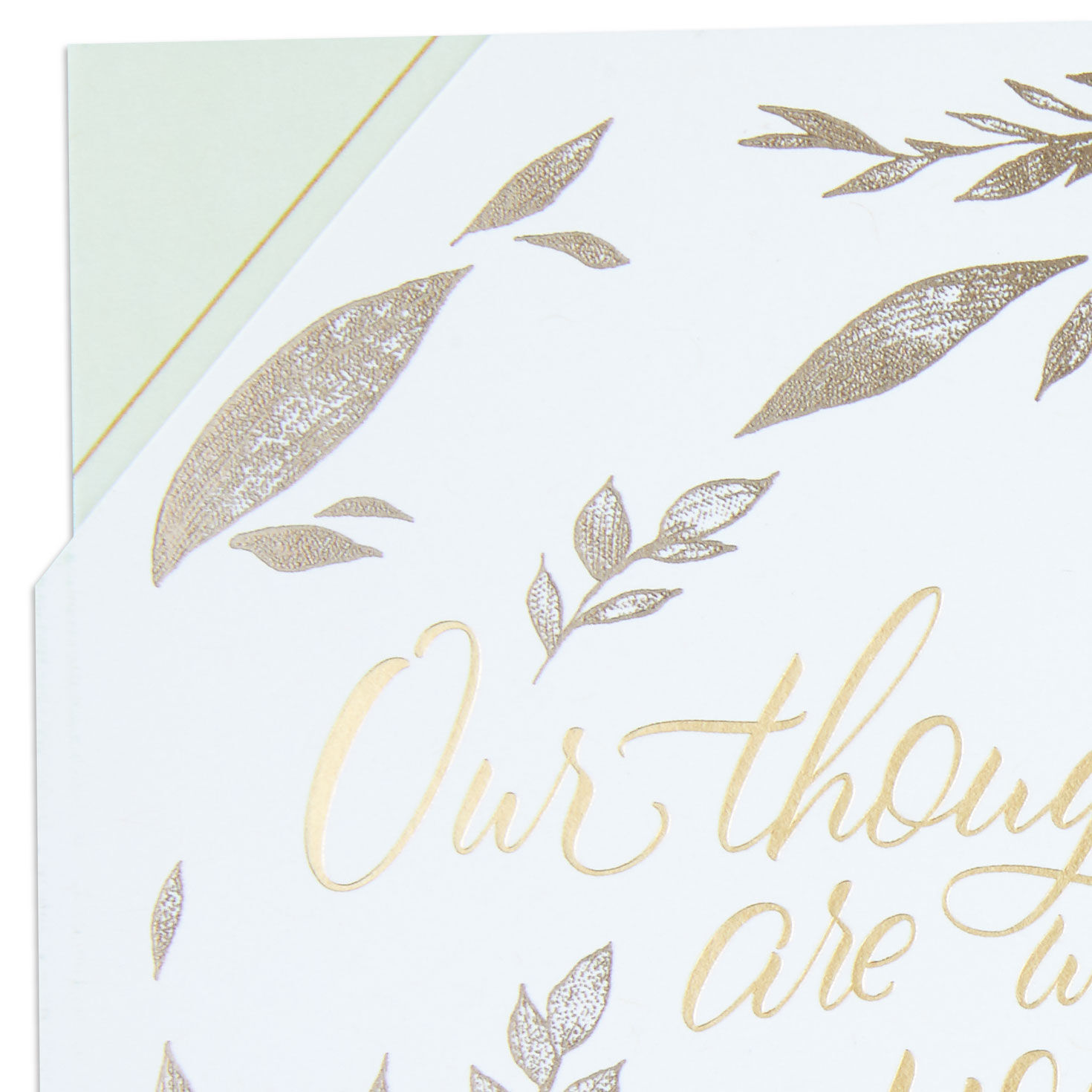 Our Thoughts Are With You Sympathy Card From Us for only USD 5.99 | Hallmark