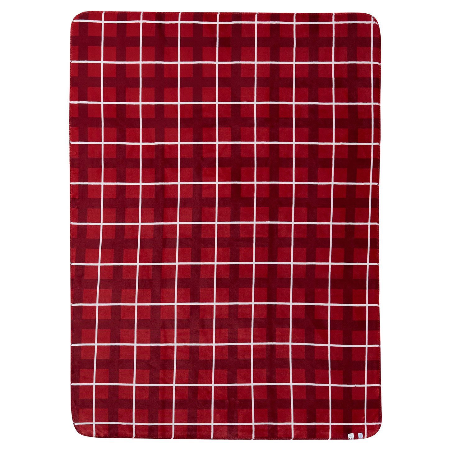 Hallmark Frostvale Reversible Plush Throw - 50x70 back image number 3