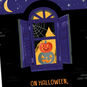 Jack-o'-Lanterns in Window Halloween Card  image number 4