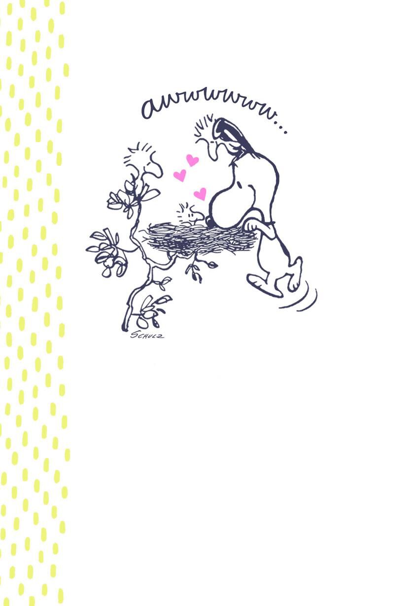 Peanuts® Snoopy Bird's Nest New Baby Card