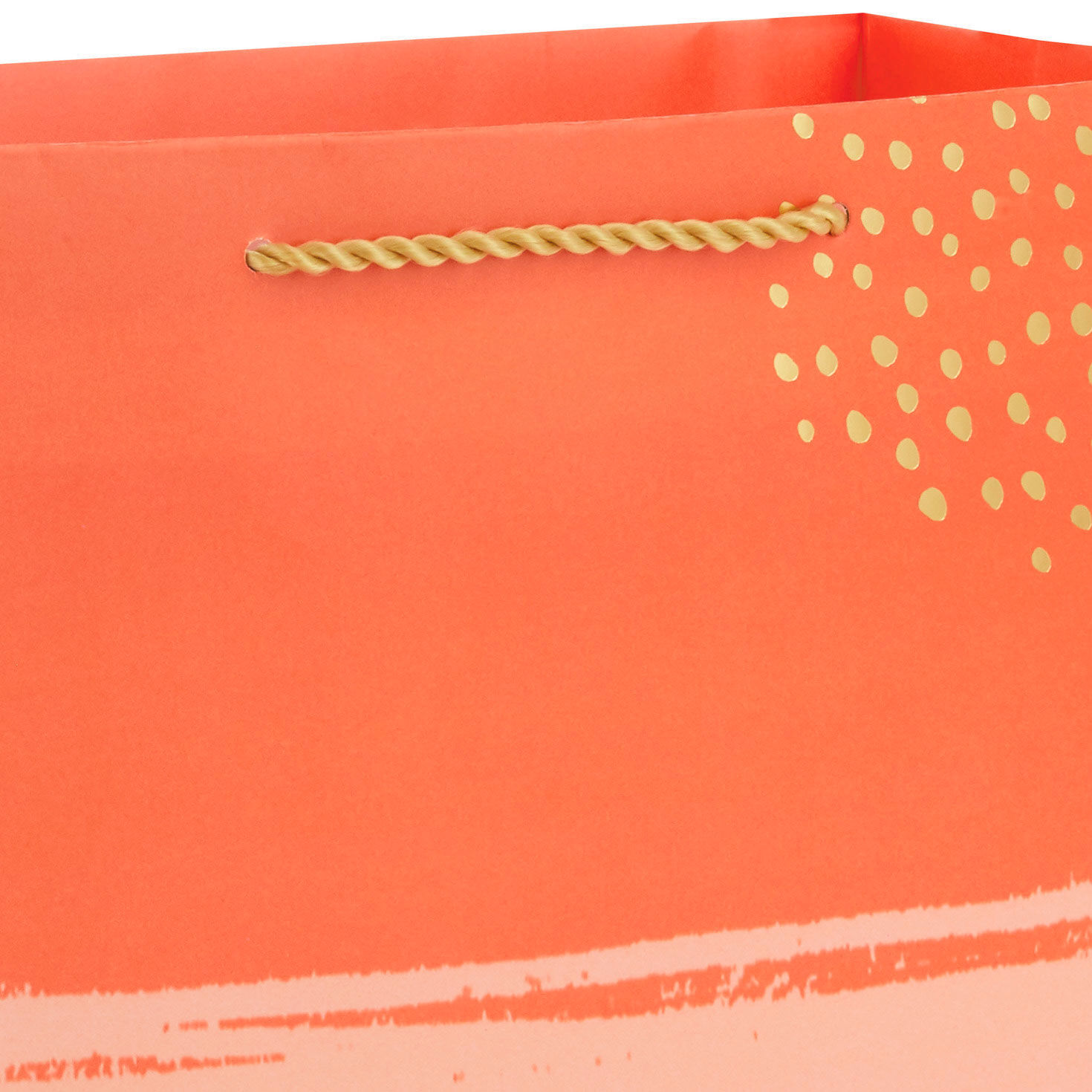 7.7" Orange and Coral Medium Horizontal Gift Bag for only USD 2.99 | Hallmark