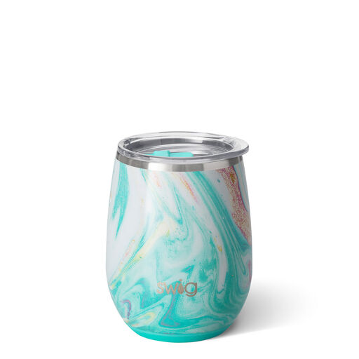 Swig Wanderlust Stainless Steel Stemless Wine Glass, 14 oz., 