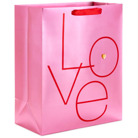 13" Love Valentine's Day Gift Bag, , large