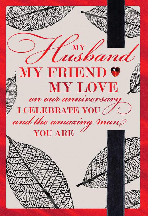 Celebrate Valentine's Day Anniversary Card for Husband, , large image number 1