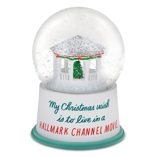 Hallmark Channel Christmas Wish Gazebo Snow Globe With Sound, 