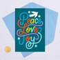 Peace, Love, Joy Dove Hanukkah Card, , large image number 5