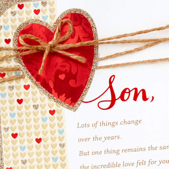 So Much Love Religious Valentine's Day Card for Son, , large image number 5