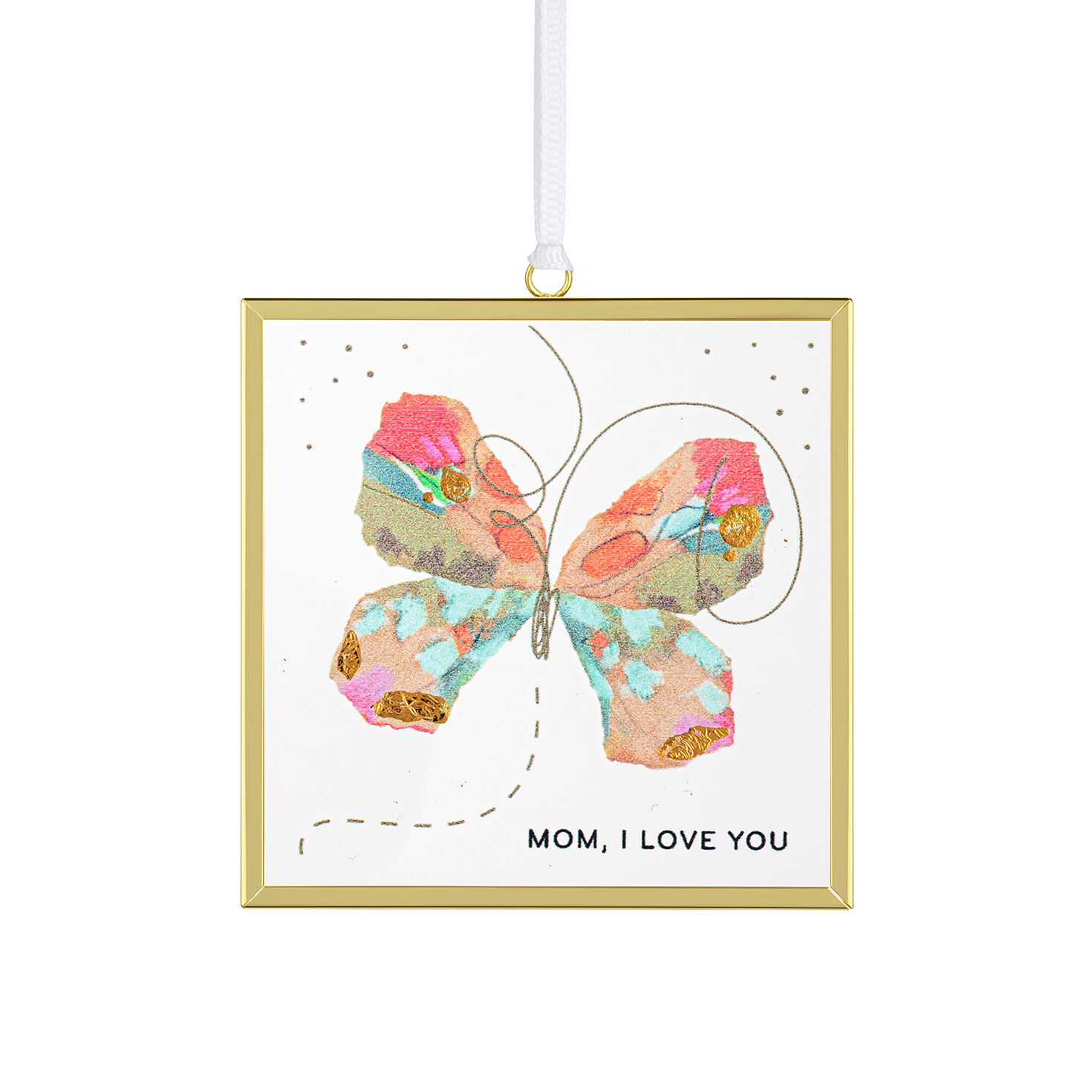 Demdaco Mom, I Love You Multicolor Butterfly Suncatcher