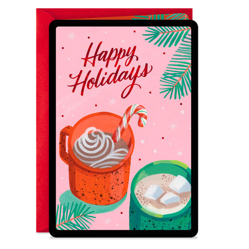 Happy Holidays Video Greeting Holiday Card, 