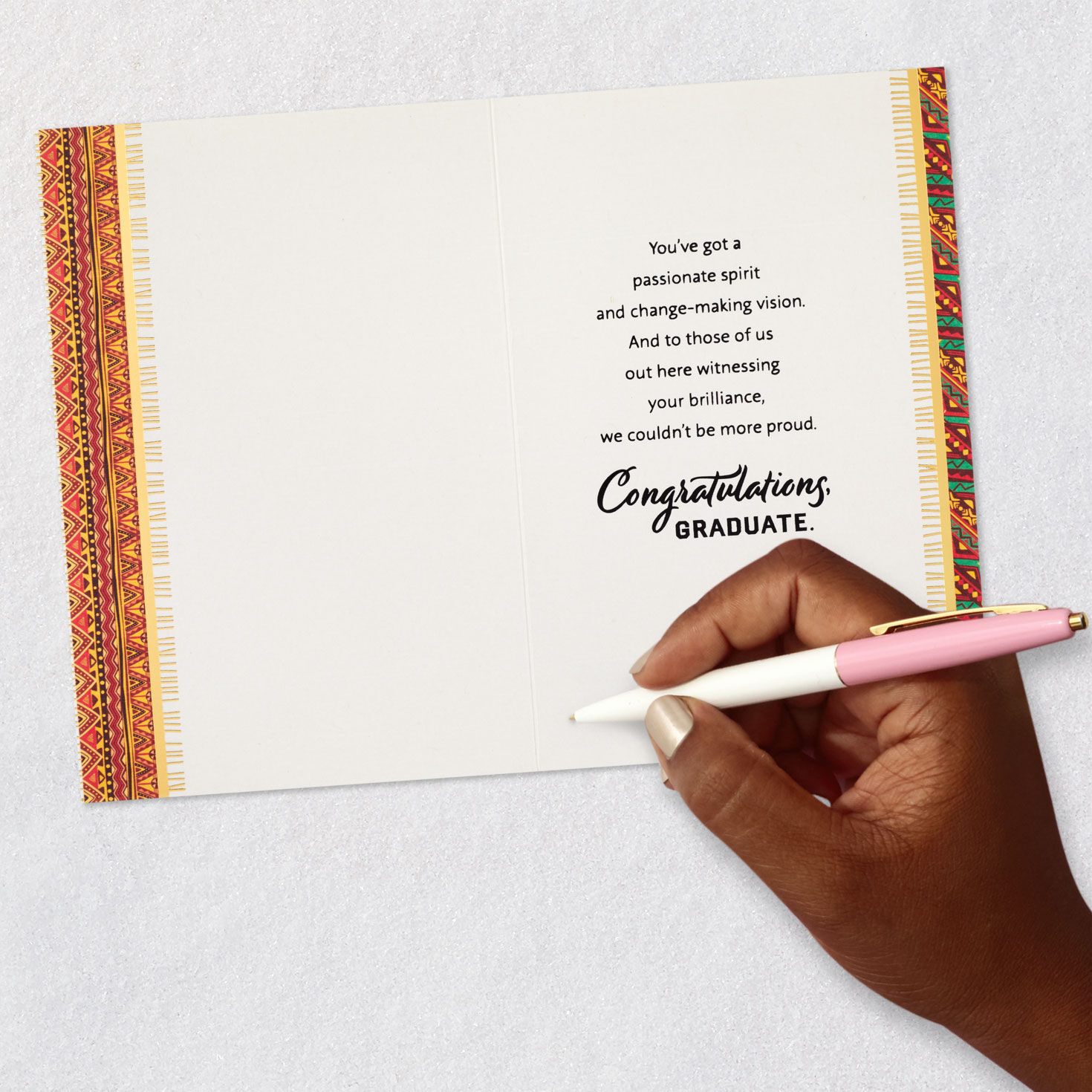 Gold Historic Black College Graduation Card Signing card image number 6