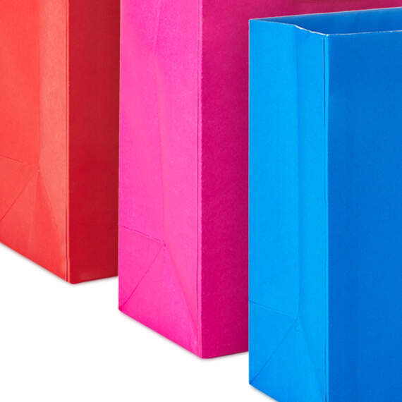 Solid Color Assorted Size Solid Colors 8-Pack Assorted Gift Bag Bundle - Gift Bags | Hallmark