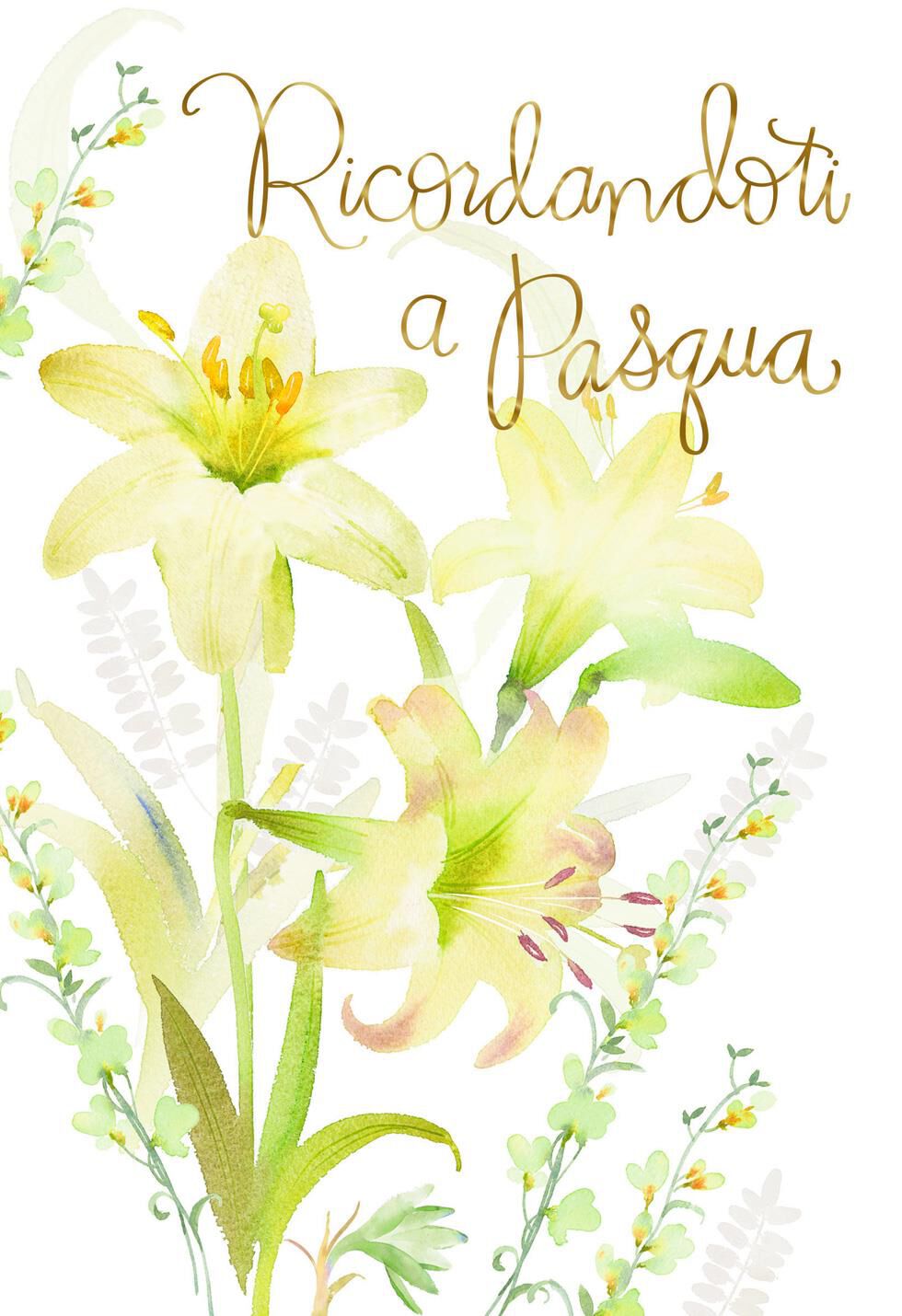 Wonder and Joy Italian-Language Easter Card