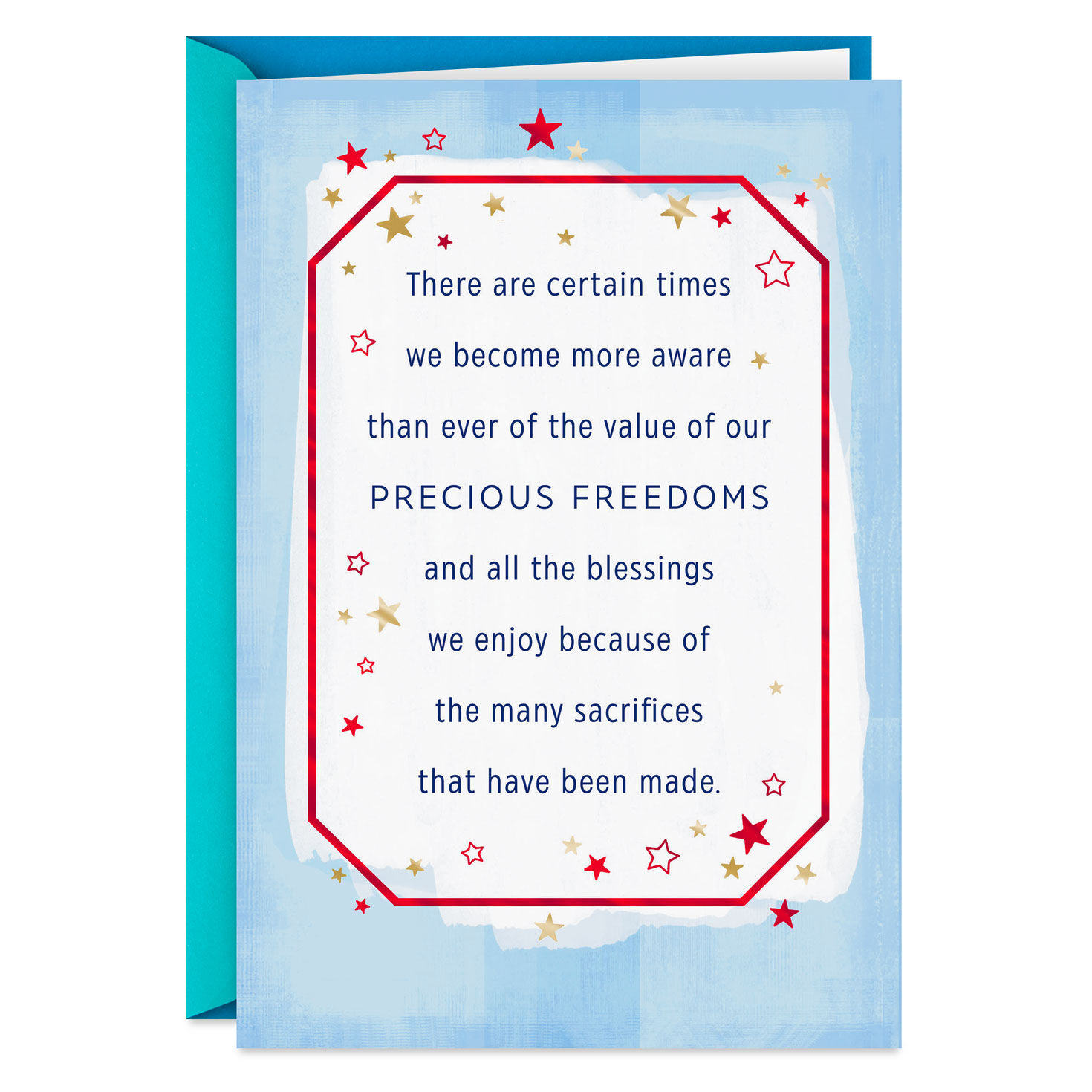 God Bless You in a Special Way Religious Veterans Day Card