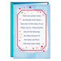 Patriotic Stars on Blue Religious Veterans Day Card Card Front image number 1