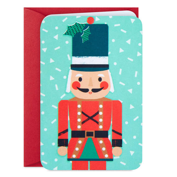 3.25" Mini Nutcracker Christmas Card, , large image number 3