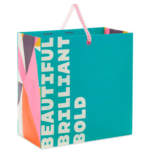 15" Beautiful Brilliant Bold Extra-Deep Gift Bag, 