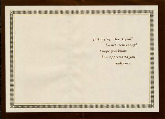 You Are Appreciated Thank You Card, , large image number 2