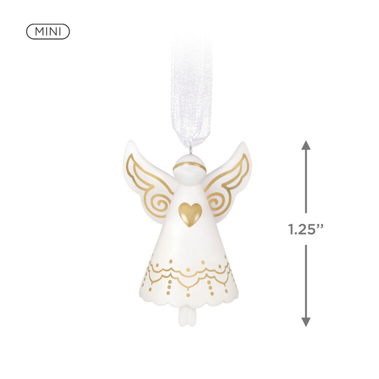 Mini Little Angel Porcelain Ornament, 1.25", , large image number 3