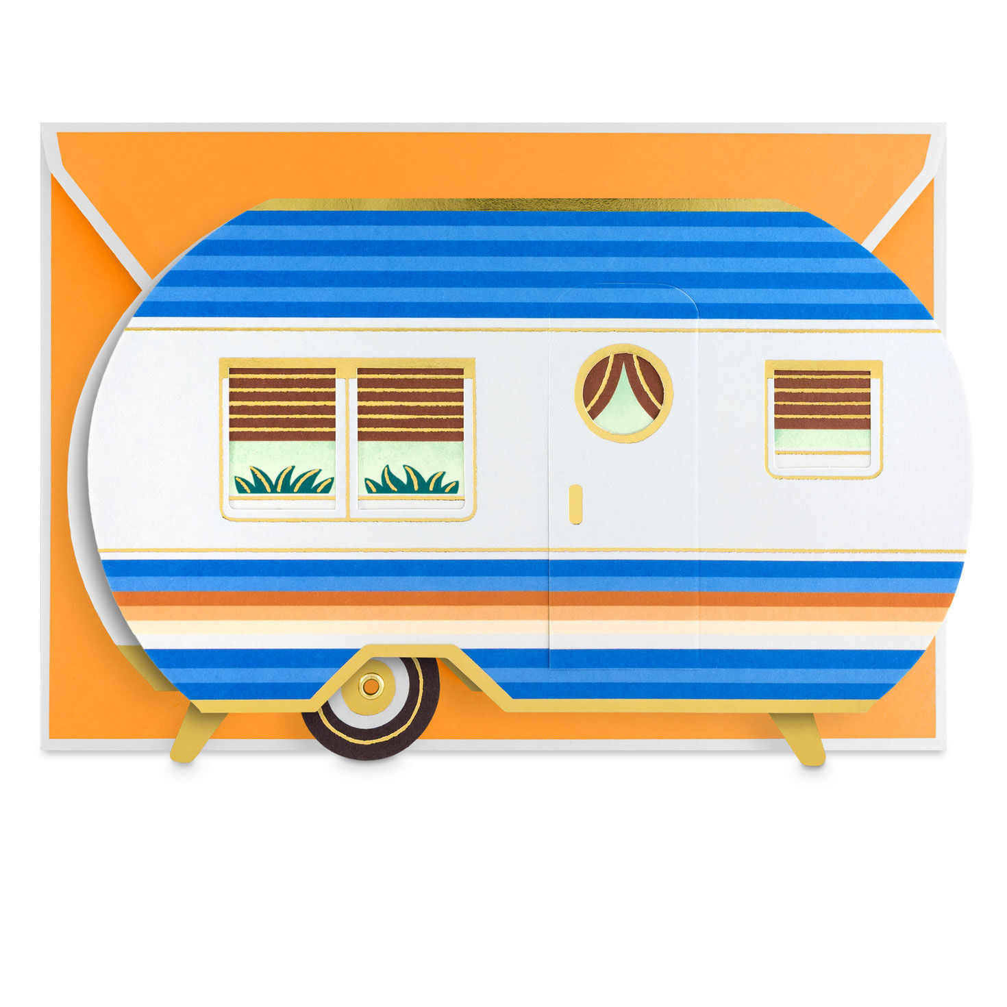 You're a Great Dad Retro Camper Paper Craft Father's Day Card
